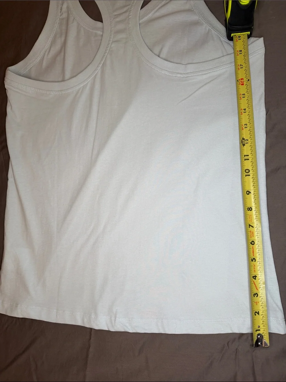 Nike Women's Light Gray Ohio State Racerback Tank Large